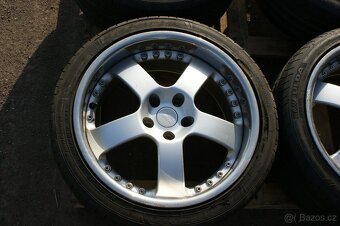R18 alu kola limcova 5x112 limec cca 6,5cm letmi pneu - 3