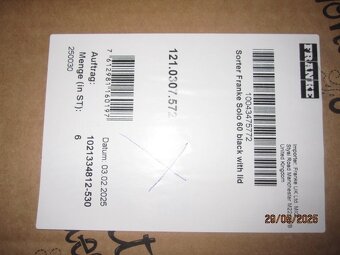 KOS FRANKE SORTER SOLO 60 black with lid 121.0307.572 novy - 3