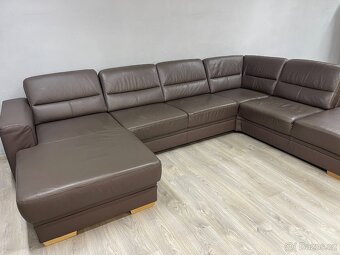 Kožená sedací souprava do U - 3