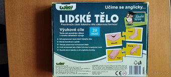 Lidsko tělo - mapa těla + 20 maxi puzzle dílků - 3