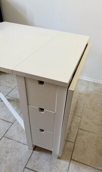 IKEA Stůl se sklopnými deskami, bílá - 3