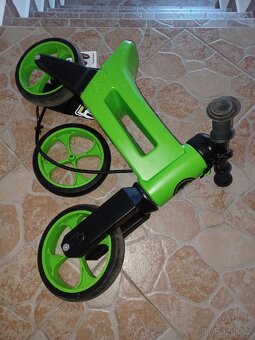 Odrážedlo Funny Wheels Rider Super Sport 2v1, zelené - 3