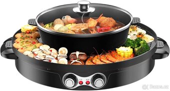 Grilovací pánev Double Pot Grill 44 cm/2200W - nepoužité - 3