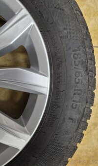 Originál sada alu kol VW POLO SALOU R15 + zimní pneu - 3