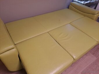 Rozkládaci koženková sedačka - 3