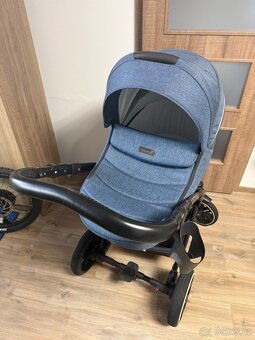 Kočárek Noordi Fjordi II 2v1 Jeans Blue - 3