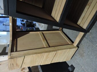 Teaková koupelnová skříň - 3