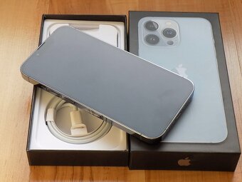 APPLE iPhone 13 Pro 256GB Sierra Blue - ZÁRUKA - TOP STAV - 3
