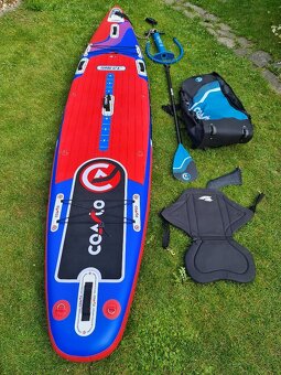 Paddleboard COASTO TURBO 12´6 s příslušenstvím a sedačkou - 3