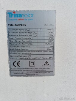 Solární nabíječka 240Wp, 12V, 24V, 20A... - 3