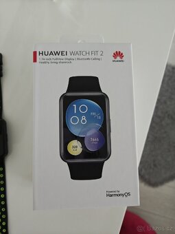 Prodám chytré hodinky Huawei watch fit 2 černé. - 3