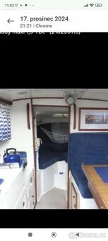 Prostorná kajutová loď Leisure 23, vlek, motor, bez VMP - 3