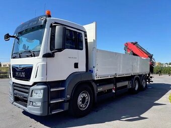 MAN TGS 26.420 6x2 - valník s hydraulickou rukou - 3