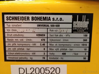 Kompresor Schneider Universal 500-50 D - 3