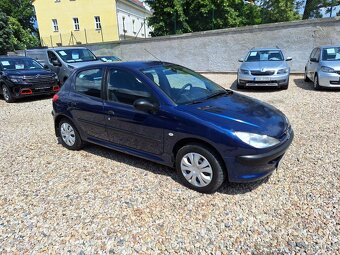 Peugeot 206 1.2i 44KW Tažné, Nové v ČR, 5Dveří - 3