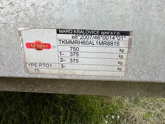 Vozík maro 750kg - 3