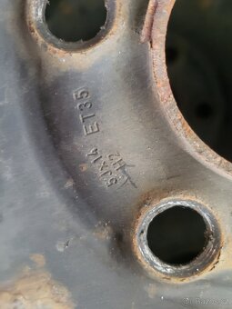 Plechová kola z Fabia 1 / 5Jx14 ET35 - 3
