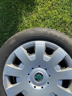 Kola Škoda Superb 2 + pneumatiky Continental - 3
