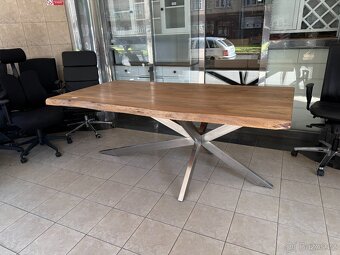 Masivní jídelní stůl 100x200 cm NOVÝ 2. jakost - 3