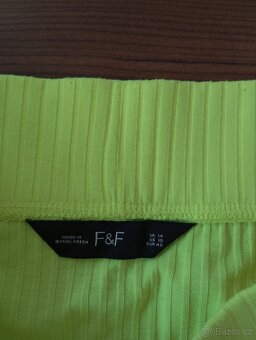 Neonová sukně, retro kostým vel. M-L, značka F&F - 3