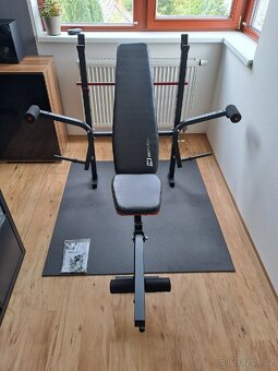 Lavice (bench) + Závaží 30 kg + Posilovací tyč - 3