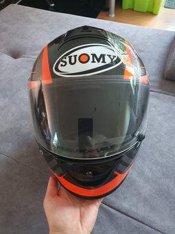 Přilba / Helma Suomy SR-Sport Carbon Matt Red vel. L - 3