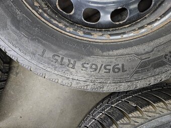 Plechová zimní kola 195/65 R15 5x112 VW, Škoda, Audi, Seat - 3
