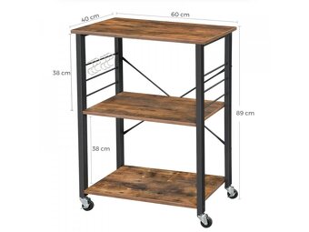 PRODÁM POJÍZDNÝ SERVÍROVACÍ STOLEK - 3