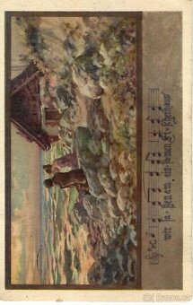 Historické pohlednice romantik - 3