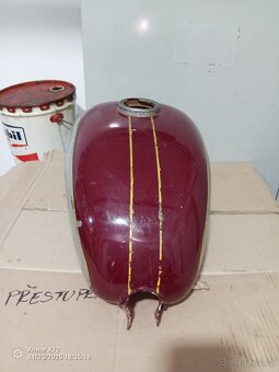 Jawa 250,350 kyvačka, panelka nádrž - 3