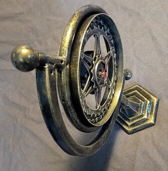 STEAMPUNK RECYCLE ART - PATINOVANÝ KOV - HODINY, ZRCADLA - 3