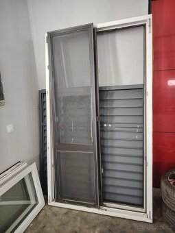2x balkonové dvoukřídlé dveře - 3