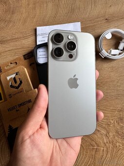 Apple iPhone 16 PRO 128 gb, silver, ZÁRUKA, 100% baterka - 3