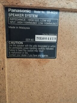 Reproduktory Panasonic - 3