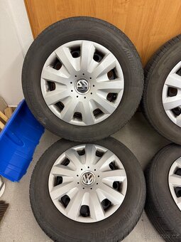 Sada plechových kol 5x112 195/65 r15 letní - 3