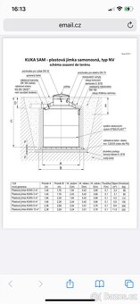 Plastová jímka KUKA 12 m³ samonosná nové generace - 3