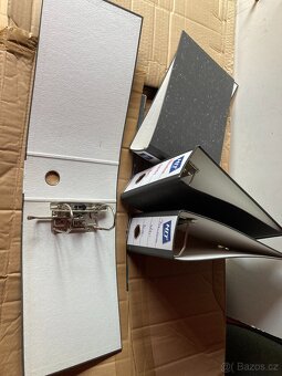 Pořadače, Šanony pákové i kroužkové, odkladače papíru - 3