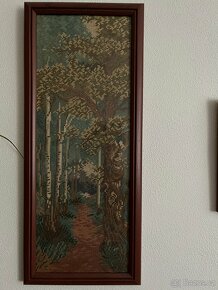 Obrazky drobná výšivka krajina - 3