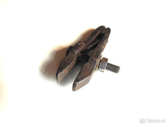 B218_ Zámečnická svěrka, 10 cm, retro - 3