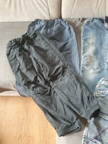 Chlapecké kalhoty 5/6 let , 4ks - 3