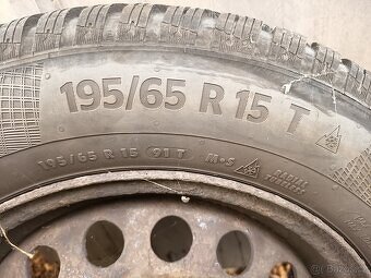 Plechové disky / zimní pneu 195x65x15 - 3