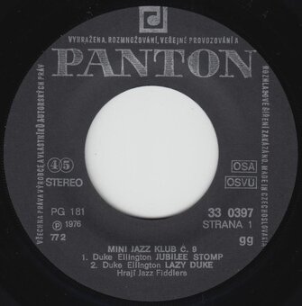 Jazz Fiddlers ‎– Mini Jazz Klub 9   (EP) - 3