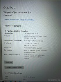 Notebook HP Pavilion 15,6FHD - 3