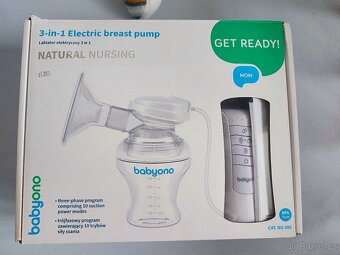 Elektricka odsavacka BabyOno + lahvicky Avent - 3
