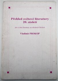 2 učebnice Prokop: česká/světová literatura 20. století - 3