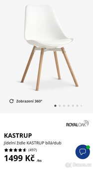 Prodám 3 kusy jídelních židlí - 3