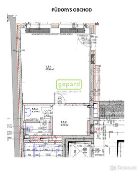 Prodej obchodního prostoru s výlohou 39m2, Plzeňská ulice - - 3