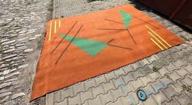 Kelim , kilim - Starý koberec 50-60 léta BRUSEL - 3