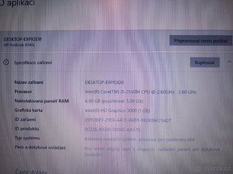 Notebook HP ProBook 4540s - 3