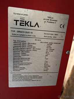 Kotel na vytápění a ohřev vody Tekla Draco Duo 15 - 3